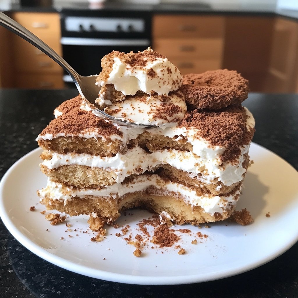 Super einfaches Lebkuchen Tiramisu ohne Ei