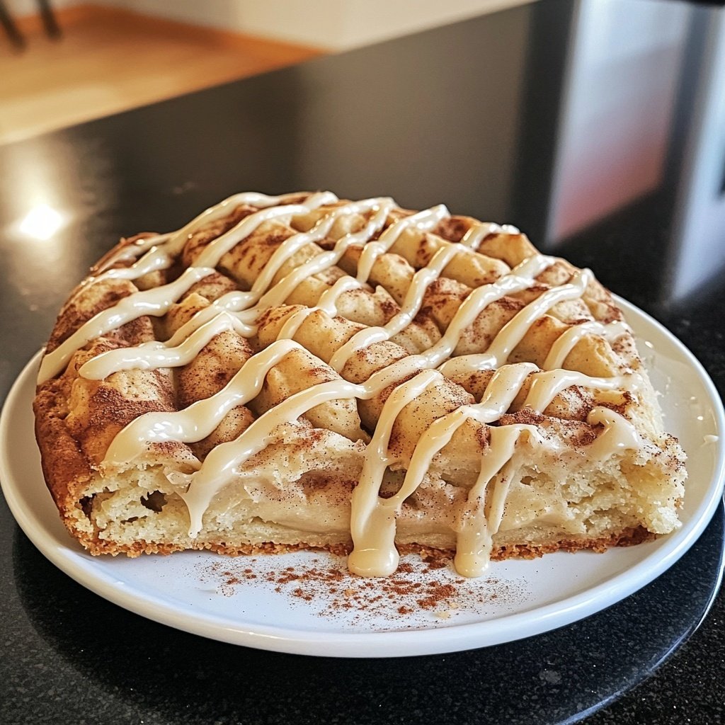 Zimtschneckenkuchen ohne Hefe