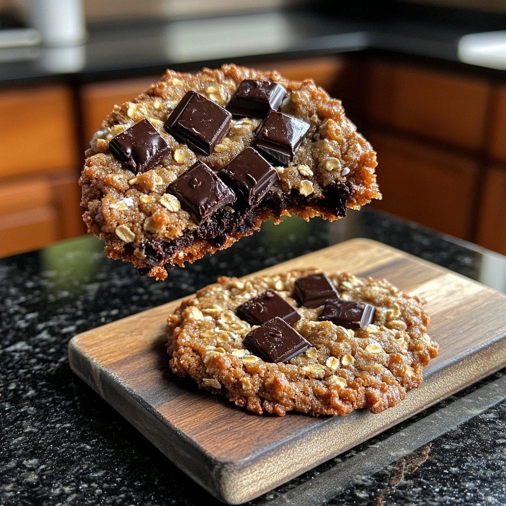 Schoko-Hafer Cookies – glutenfrei & vegan