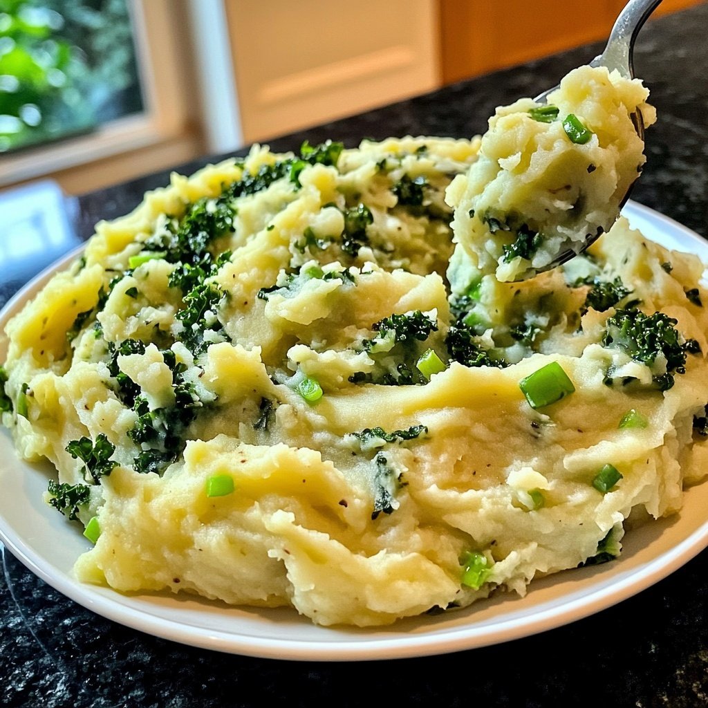 Irischer Kartoffelbrei – Colcannon