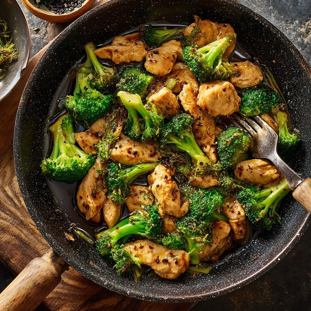Brokkoli Hähnchen Pfanne Schnell