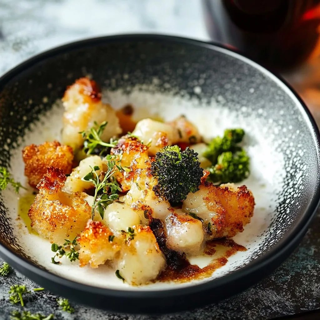 Blumenkohl-Brokkoli Auflauf mit 5 Zutaten