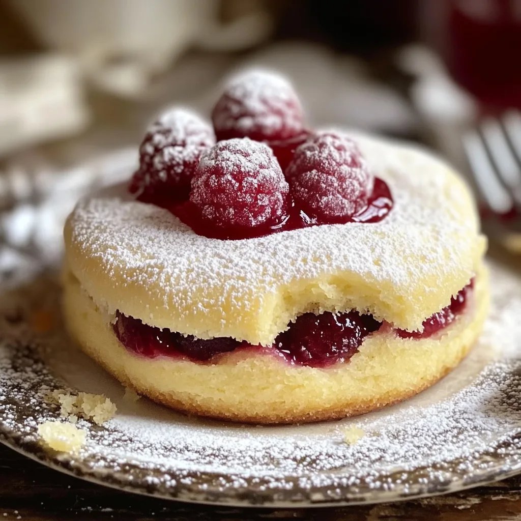 Marzipan Himbeer Plätzchen