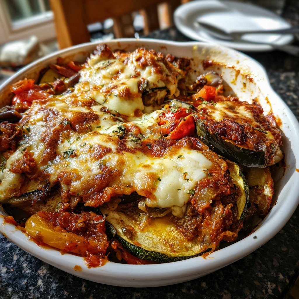 Auberginenpfanne italienisch