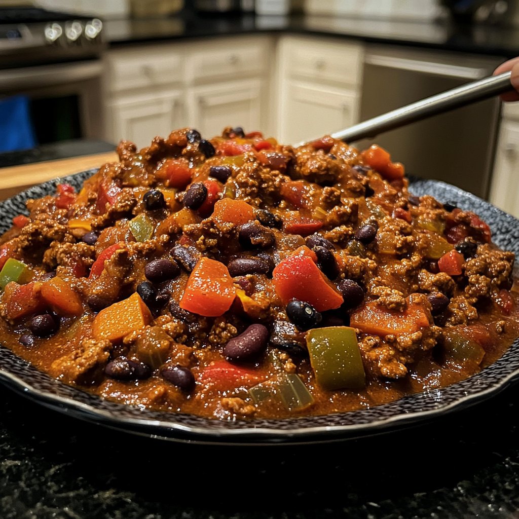 Chili sin Carne mit Kakao